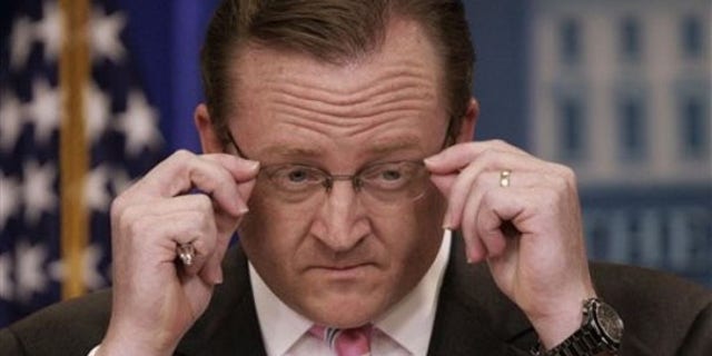 White House Press Secretary Robert Gibbs talks to reporters May 20 in Washington. (AP Photo)