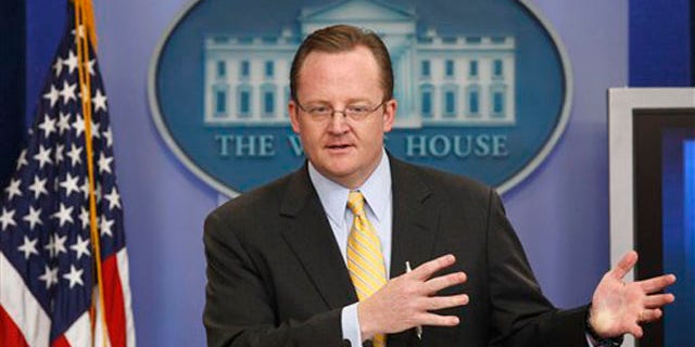 White House Press Secretary Robert Gibbs speaks at the daily news briefing at the White House Sept. 21. (AP Photo)