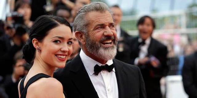 Mel Gibson and girlfriend Rosalind Ross. She is expecting the actor's ninth child.