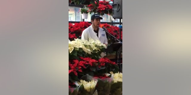 Guilherme Assunção stunned onlookers at Russo's in Watertown, Mass., when he stepped behind a microphone set up for holiday carolers.
