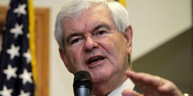 April 25, 2012: Newt Gingrich speaks in Cramerton, N.C.