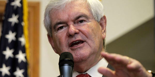 April 25, 2012: Newt Gingrich speaks in Cramerton, N.C.