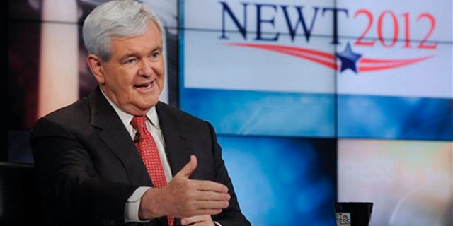 In this image released May 15 by NBC News, former House Speaker Newt Gingrich is interviewed on NBC's "Meet the Press" in Washington.
