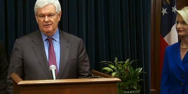 Former House Speaker Newt Gingrich announces the creation of an exploratory website in a potential bid for the 2012 Republican nomination. (Fox News Image)