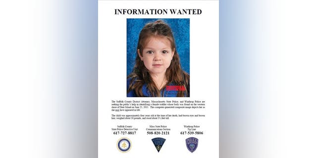 Computer-generated composite image depicting the possible likeness of 'Baby Doe.'