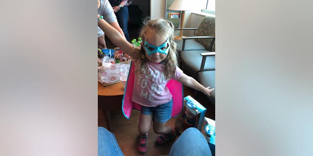 Molly McCabe, 3, used FaceTime to help save her father's life.