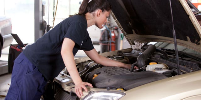 Female mechanic