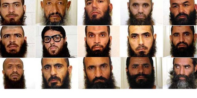 Shown here are 15 of the 23 detainees transferred in 2014 from Guantanamo Bay.
