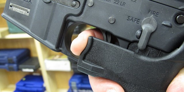 Bump stocks on semi-automatic rifles can allow a person to fire in rapid succession, similarly to a fully automatic weapon. The Supreme Court on Monday declined to take up a case challenging a Trump-era ban on the gun accessories.