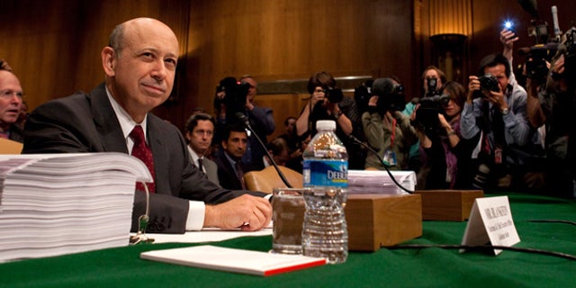April 27: Goldman Sachs chairman and CEO Lloyd Blankfein testifies before the Senate on Capitol Hill.