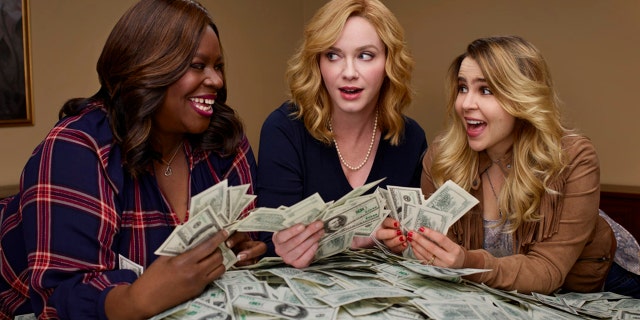 "Good Girls" stars Retta as Ruby Hill, left, Christina Hendricks as Beth Boland, center, Mae Whitman as Annie Marks.