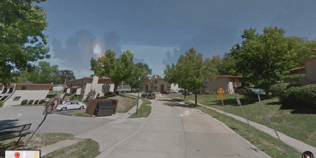 Google's Street View car drove through the edge of totality in Missouri during the 2017 total solar eclipse. You can see the sky darken and streetlamp light up as the car goes through.