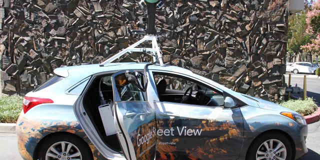 A Google Street View Car equipped with Aclima's mobile air quality sensing platform that will be rolling out across the U.S. and Europe later this year.
