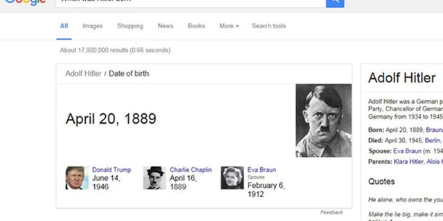 (Screenshot from www.google.com)