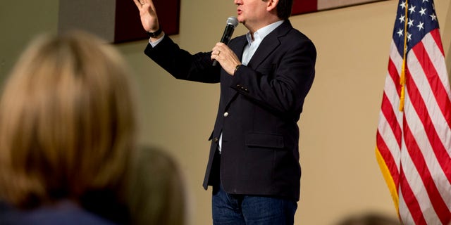 Feb 15, 2016: Republican presidential candidate Sen. Ted Cruz, R-Texas, speaks at a rally at the Southeastern Institute of Manufacturing & Technology in Florence, S.C.