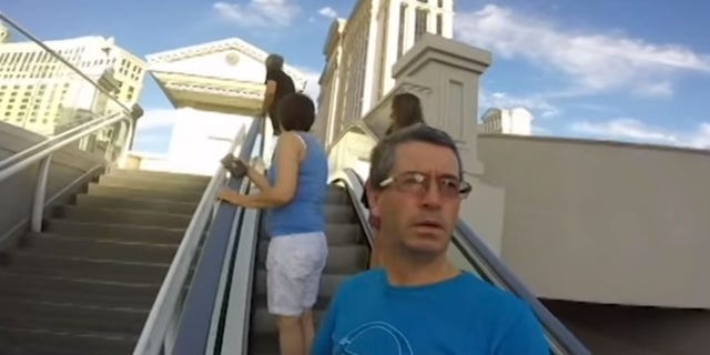 Irish tourist Joseph Griffin needed a lesson on how to work his son’s GoPro.