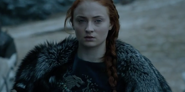 Sophie Turner plays Sansa Stark on "Game of Thrones."