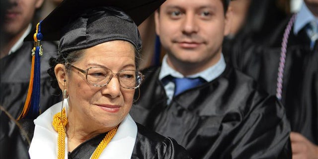 Rosa Elisa Salgado, during her graduation from Miami Dade College.
