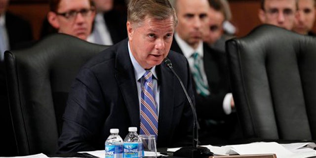 Sen. Lindsey Graham speaks during a hearing of the Senate Judiciary Committee on Capitol Hill July 20. (AP Photo)