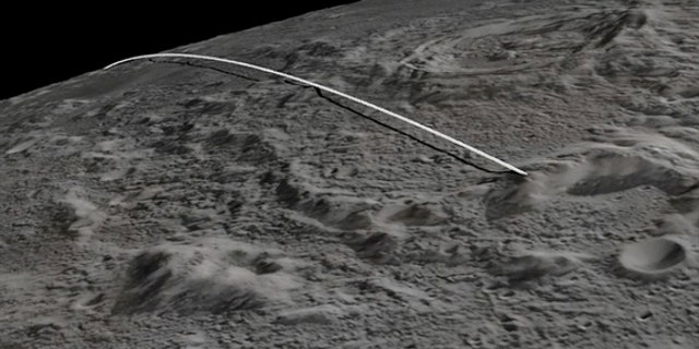 Twin Moon Probes menabrak Lunar Mountain
