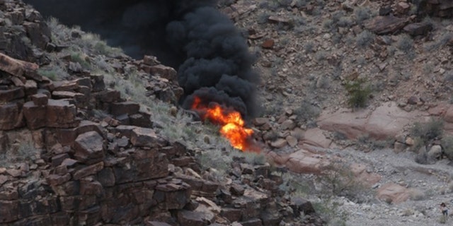 Three people were killed in the fiery helicopter crash.