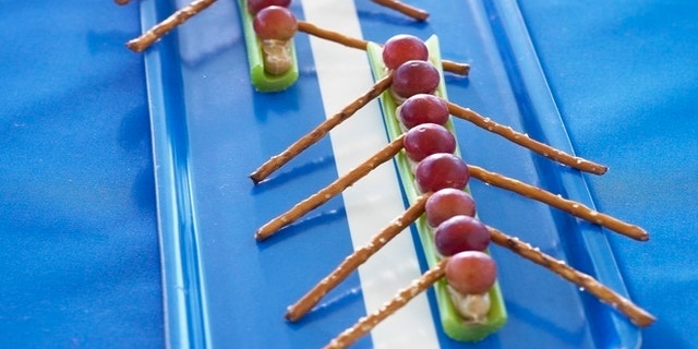 Grapes in a Canoe is a classic and easy-to-make snack.