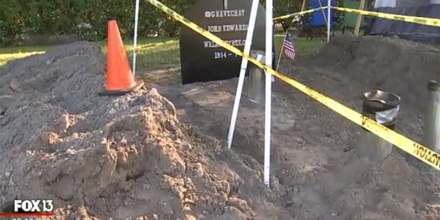 Edwards is currently buried outside of a Florida church.