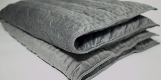The Brooklyn-based makers say the blanket, which comes in three weights and should weigh about 10 percent of body weight, uses "deep pressure touch stimulation" to boost brain hormones that "improve your mood."