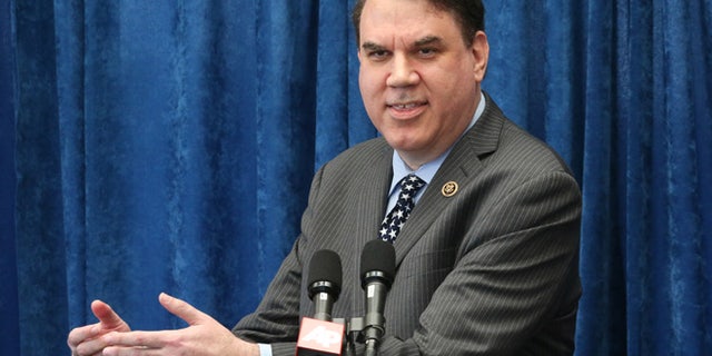 In this Oct. 14, 2015 file photo, Rep. Alan Grayson, D-Fla., speaks during a pre-legislative news conference in Tallahassee, Fla. (AP)