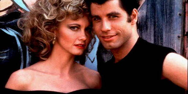 Olivia Newton-John and John Travolta in "Grease."