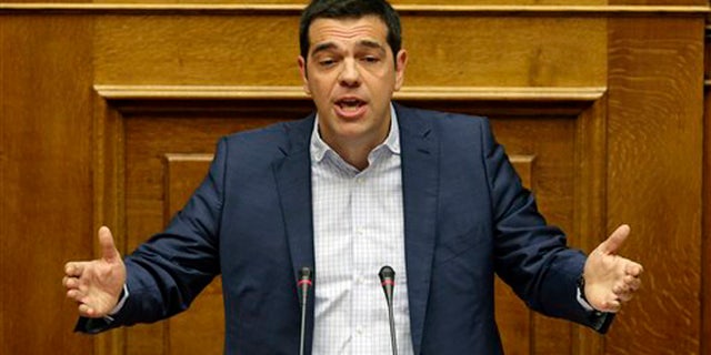 July 31, 2015: Greek Prime Minister Alexis Tsipras answers opposition questions in parliament in Athens.