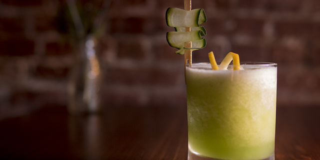 Complete with a cucumber ribbon, Green With Envy might be St. Patrick's Day most coveted cocktail.