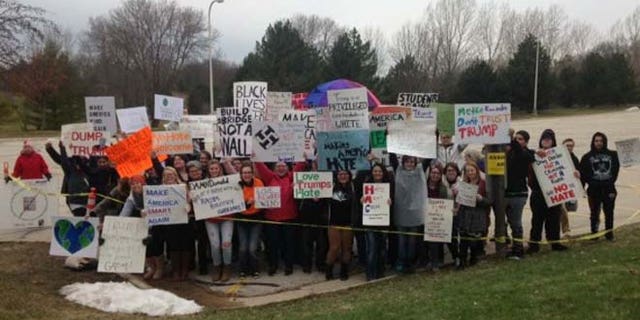 Recent UWGB graduate Nathan Fiene organized an anti-Donald Trump rally last semester that was heavily attended by Black Lives Matter protesters