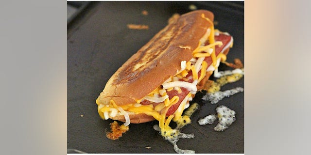 The cheesy take on a classic hot dog is too tasty to miss.