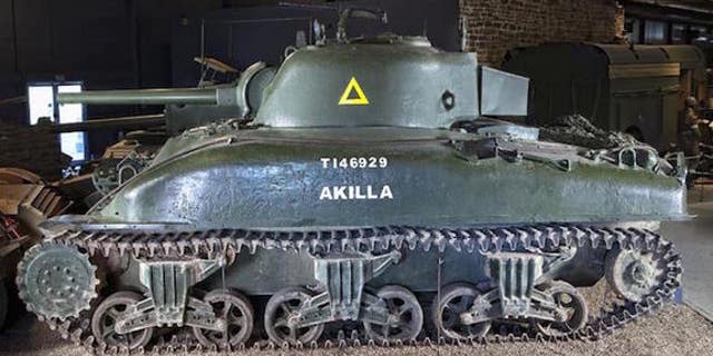 A Canadian variant of the M4 Sherman tank, which was recently sold at auction.