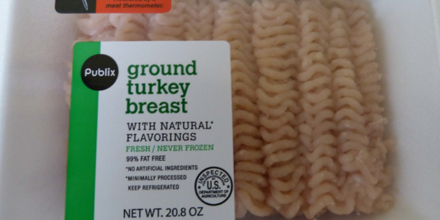 The ground turkey was recalled on Monday after metal shavings were found in a package in September.