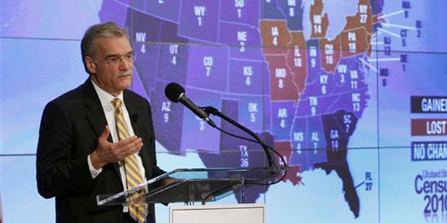 Census Director Robert Groves announces results for the 2010 U.S. Census at the National Press Club Dec. 21 in Washington.