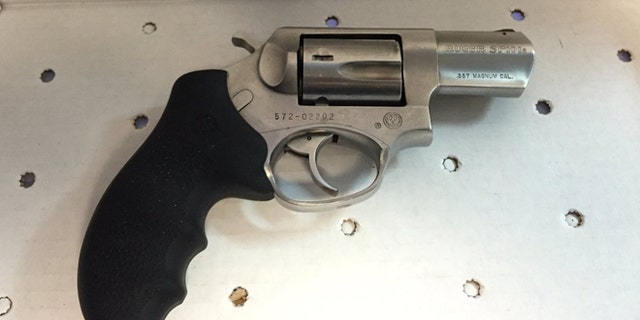 NYPD displays gun recovered after Brooklyn shootout, Saturday, Feb. 20, 2016. (NYPD)