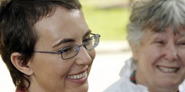 This most recent photo of U.S. Rep. Gabrielle Giffords since she was shot, was posted to her public Facebook page by her aides early Sunday, June 12, 2011. The photo was taken May 17, 2011. The Arizona congresswoman is making progress in recovering from a gunshot wound to the head.