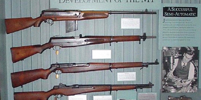 A photo of M1 Garands (National Park Service)