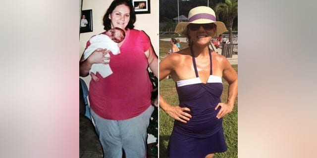 Heather Robertson, 41, lost about 170 pounds by developing sustainable healthy habits she now teaches other people to practice through her company Half Size Me.