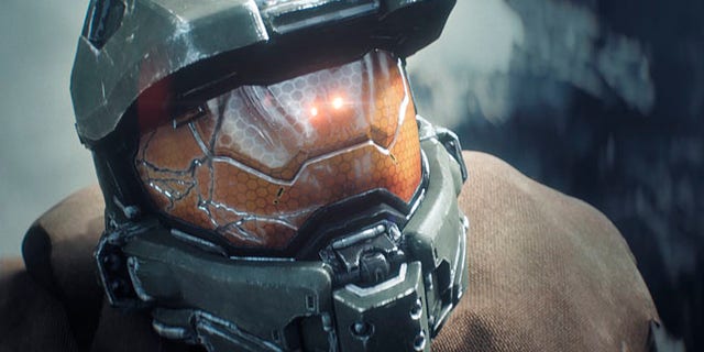 This file photo provided by Microsoft shows a scene from the "Halo" video game for the Xbox One.