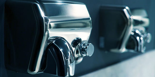 A study found hand dryers blow bacteria, including fecal matter, on to hands.