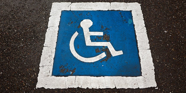 disabled parking space