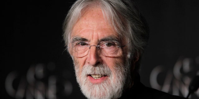 FILE - In this May 20, 2012 file photo director Michael Haneke speaks during a press conference for Love at the 65th international film festival, in Cannes, southern France. In an interview with Austrian paper Kurier Haneke voiced concerns on the 'puritanism' that came with the #metto-movement. (AP Photo/Francois Mori, file)