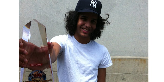 Hansel Aguero is representing the U.S. in the Yu-Gi-Oh! World Championship in Amsterdam.