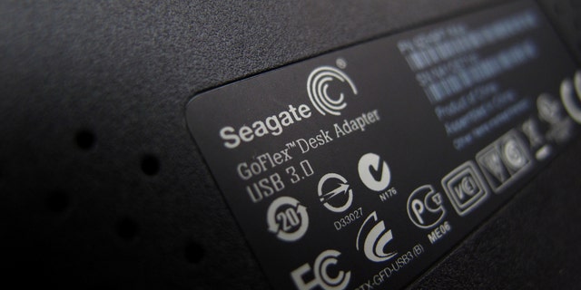 File photo: A Seagate Tech external computer hard drive is shown in this photo illustration in Encinitas, California, U.S., January 23, 2017. (REUTERS/Mike Blake)