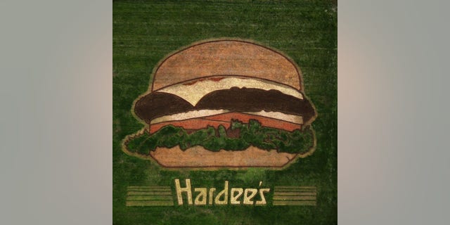 Instead of using a billboard, Hardee's plastered their name and a massive burger across a Nashville field.