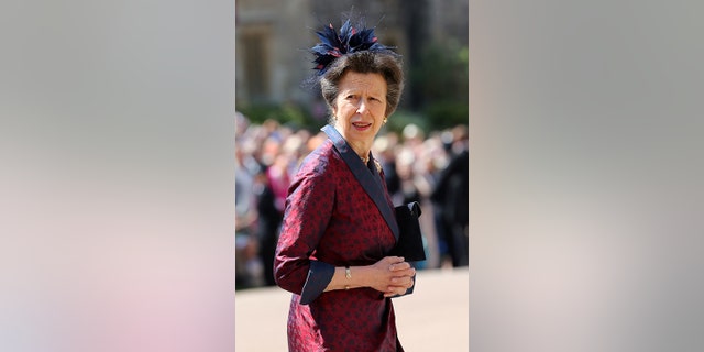 The Princess Royal arrives at St. George's Chapel at Windsor Castle for the wedding of Meghan Markle and Prince Harry in Windsor, England, May 19, 2018.