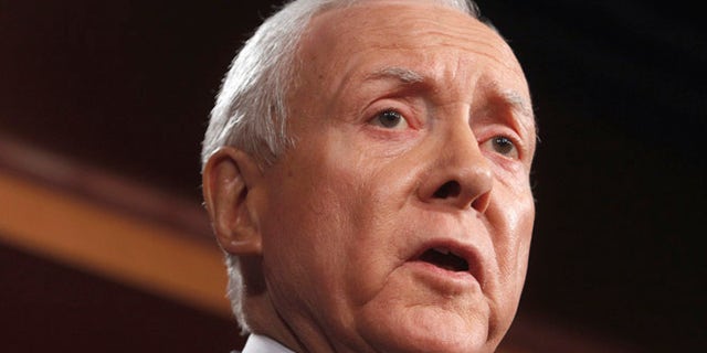 Feb. 2, 2011: Sen. Orrin Hatch, R-Utah, speaks on Capitol Hill in Washington.